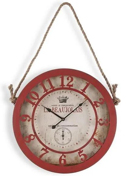 Relógio de Parede Vintage Com corda Metal (Ø 50 cm)