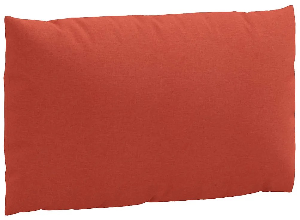 Almofadões de paletes 2 pcs mesclado tecido vermelho