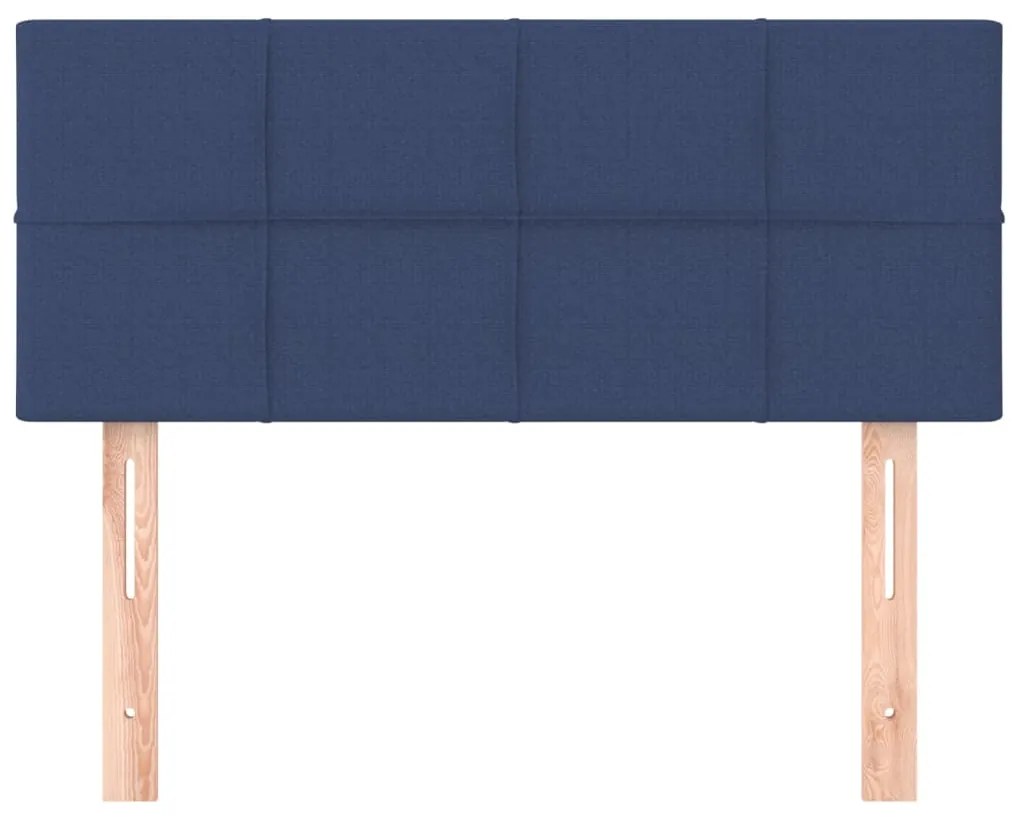 Cabeceira de cama tecido 80x5x78/88 cm azul