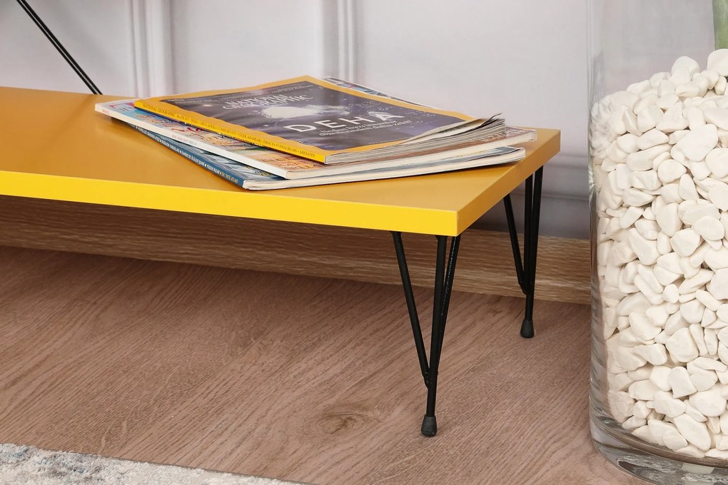 Móvel TV Street – Amarelo – 120x40x30 cm