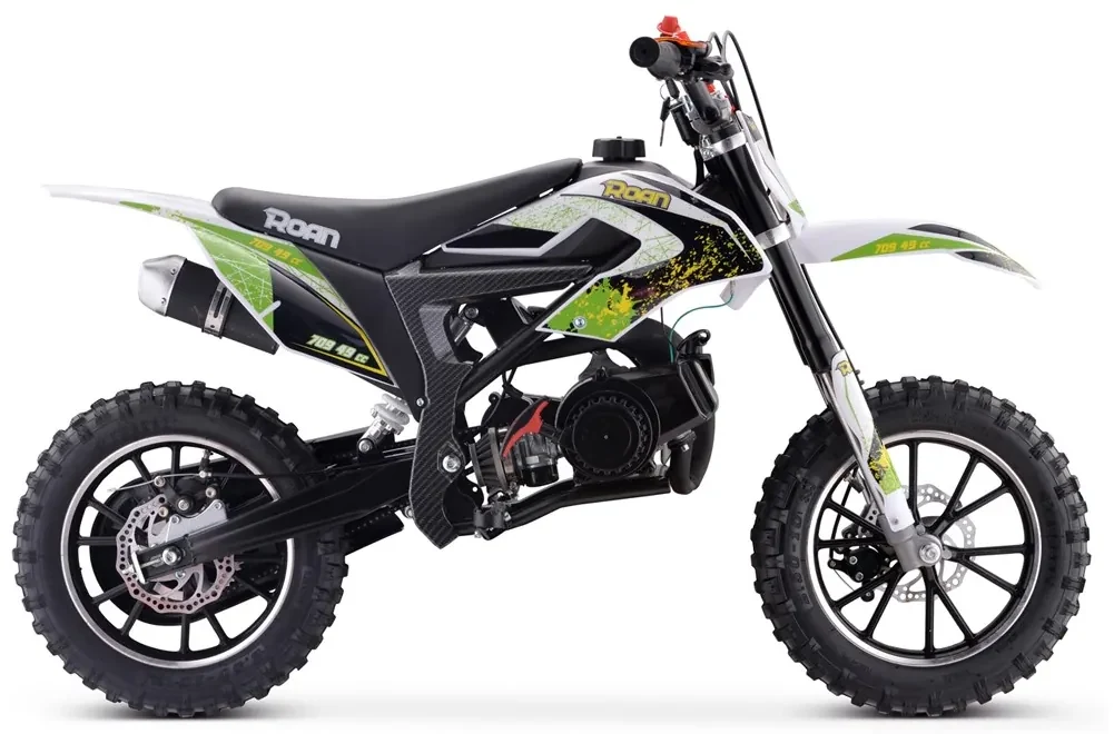 Mini Moto Criança Infantil Cross 49cc 2tempo Gasolina Azul em