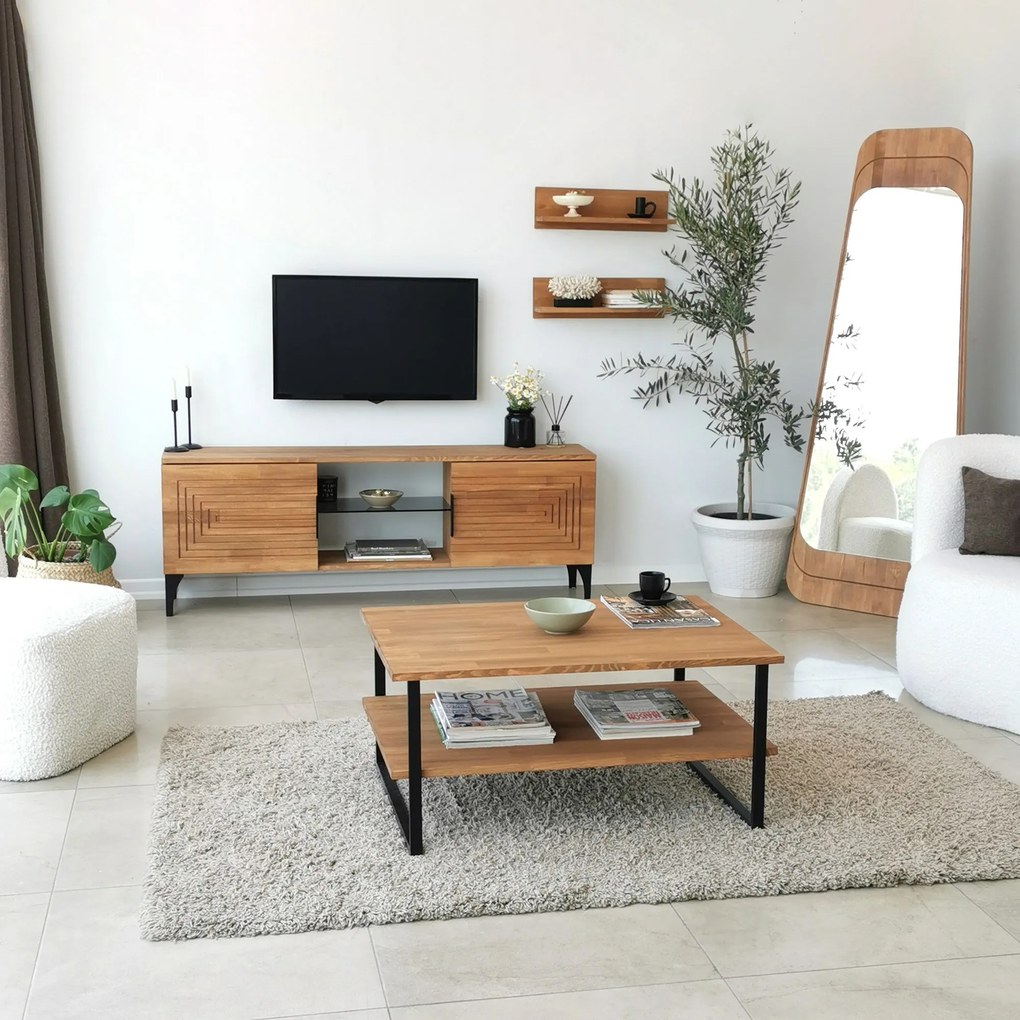 Móvel de TV Joanne – Carvalho – 150x40x30 cm