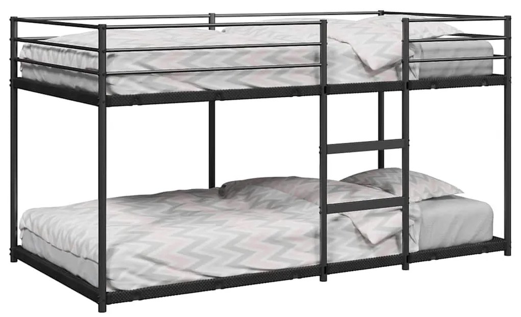 Beliche sem colchão 75x190 cm aço preto