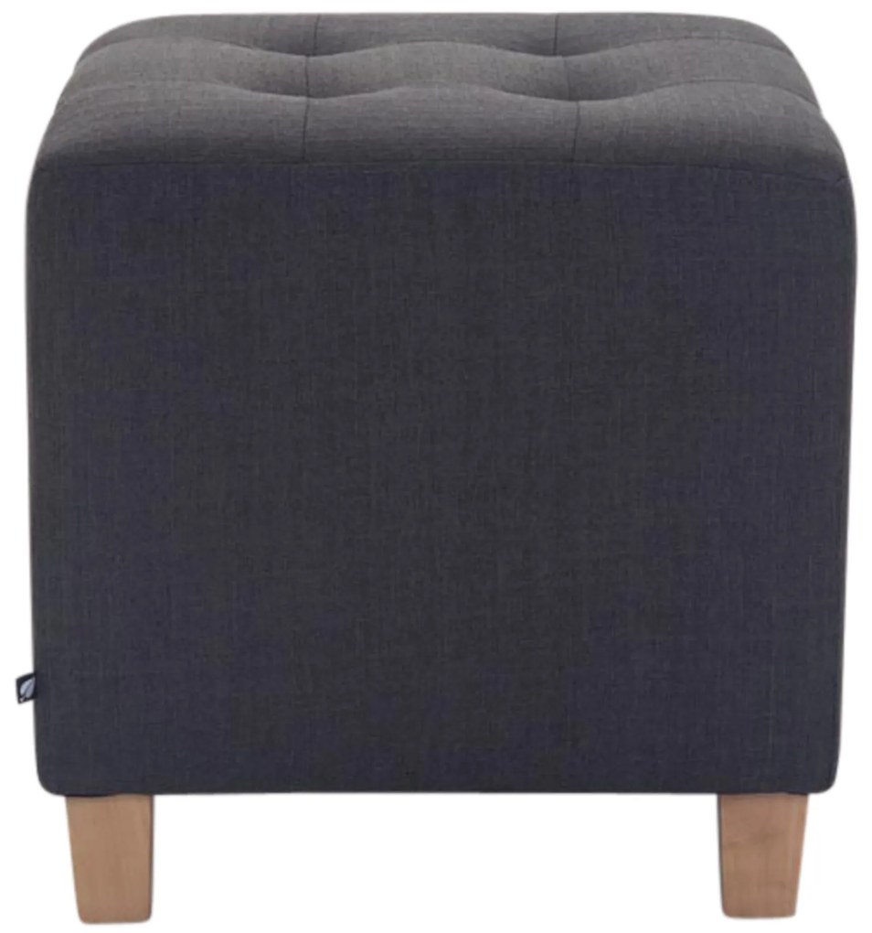 Conjunto de 2 bancos Pharao 46 x 45 x 45 cm Cinzento escuro