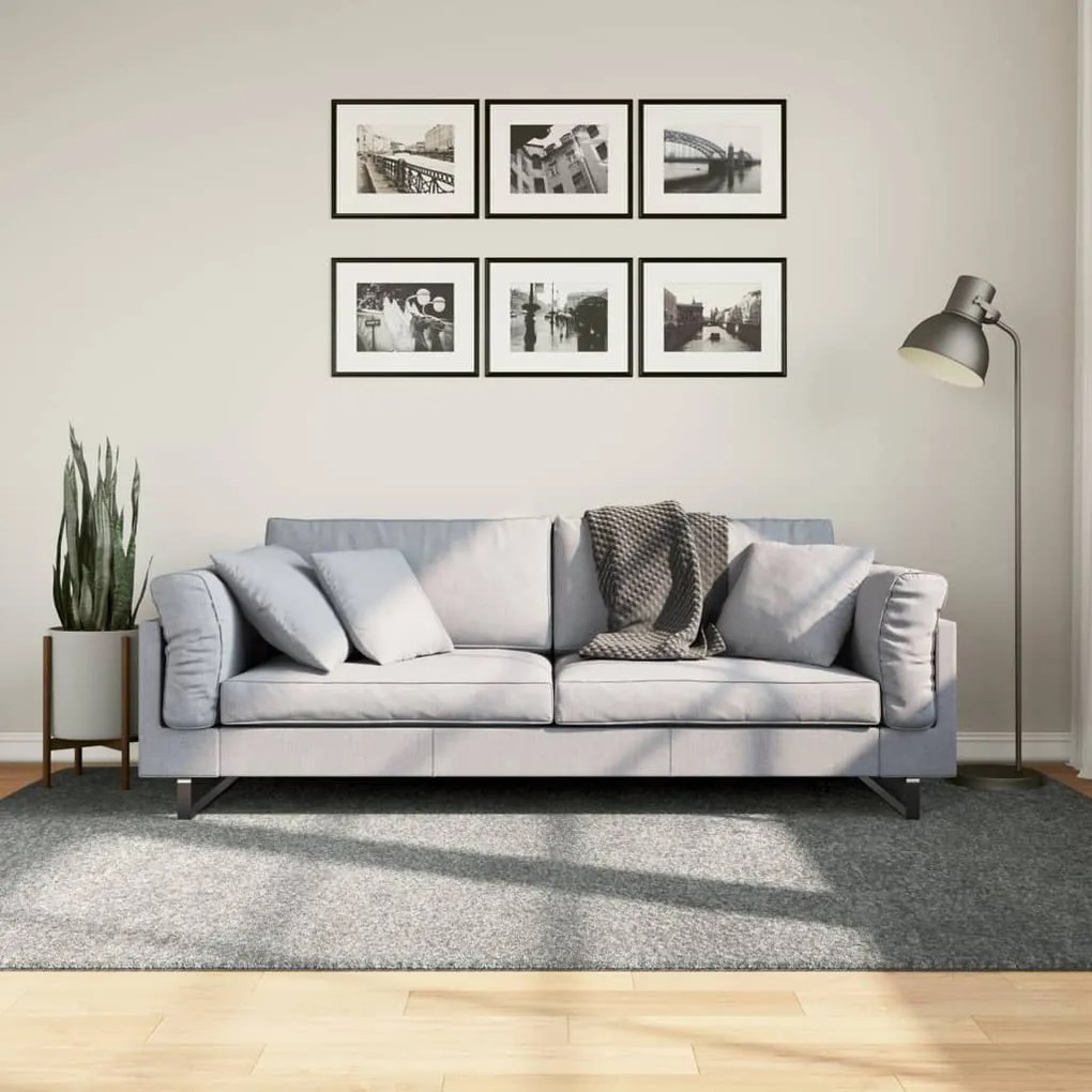 Tapete shaggy de pelo alto PAMPLONA 160x230 cm verde