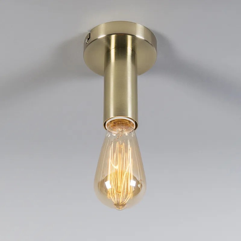 Candeeiro de teto moderno dourado - Facil Design,Moderno
