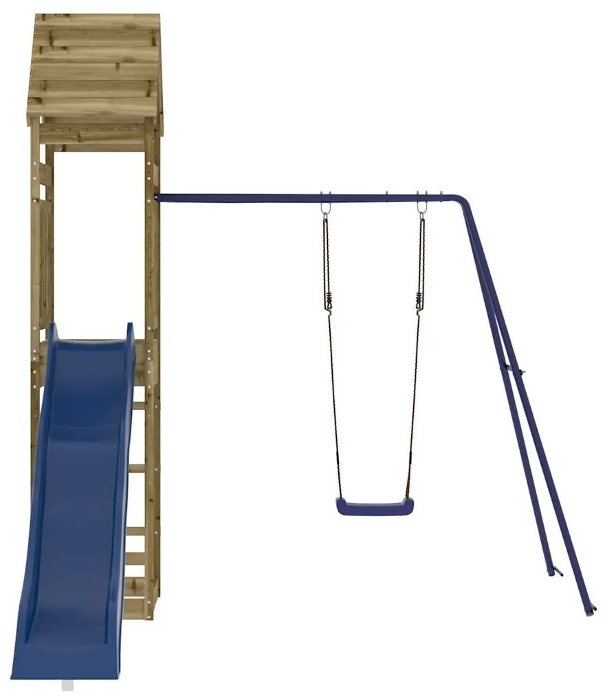 Conjunto de brincar para exterior madeira de pinho impregnada