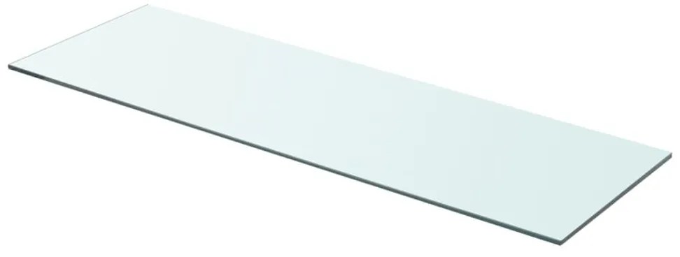 Prateleira de vidro 80x25 cm transparente