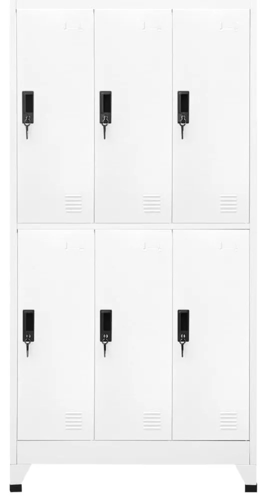 Cacifo aço 90x45x180 cm branco