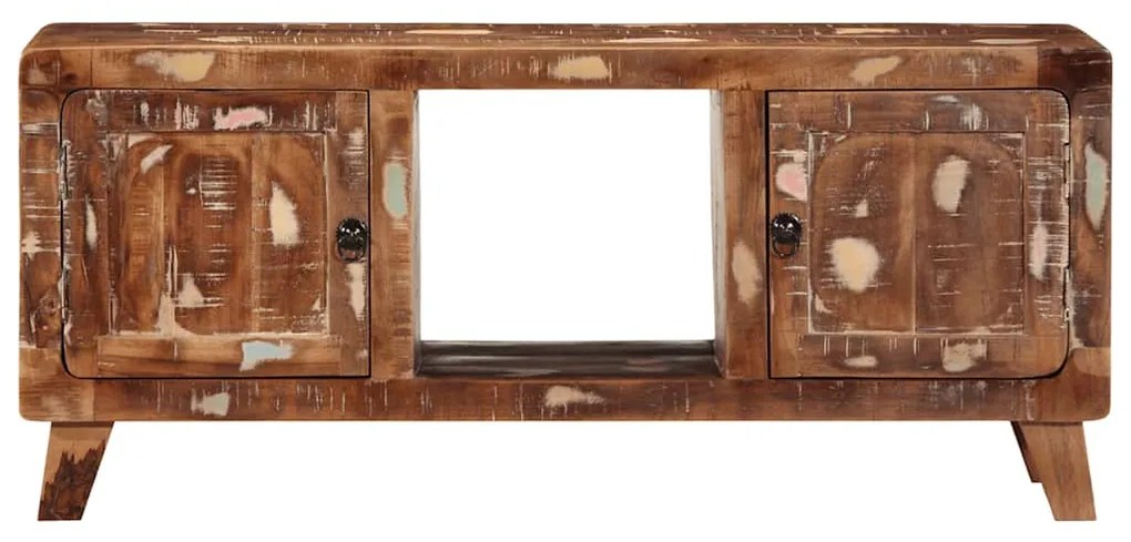 Móvel de TV 105x46x32 cm madeira recuperada maciça