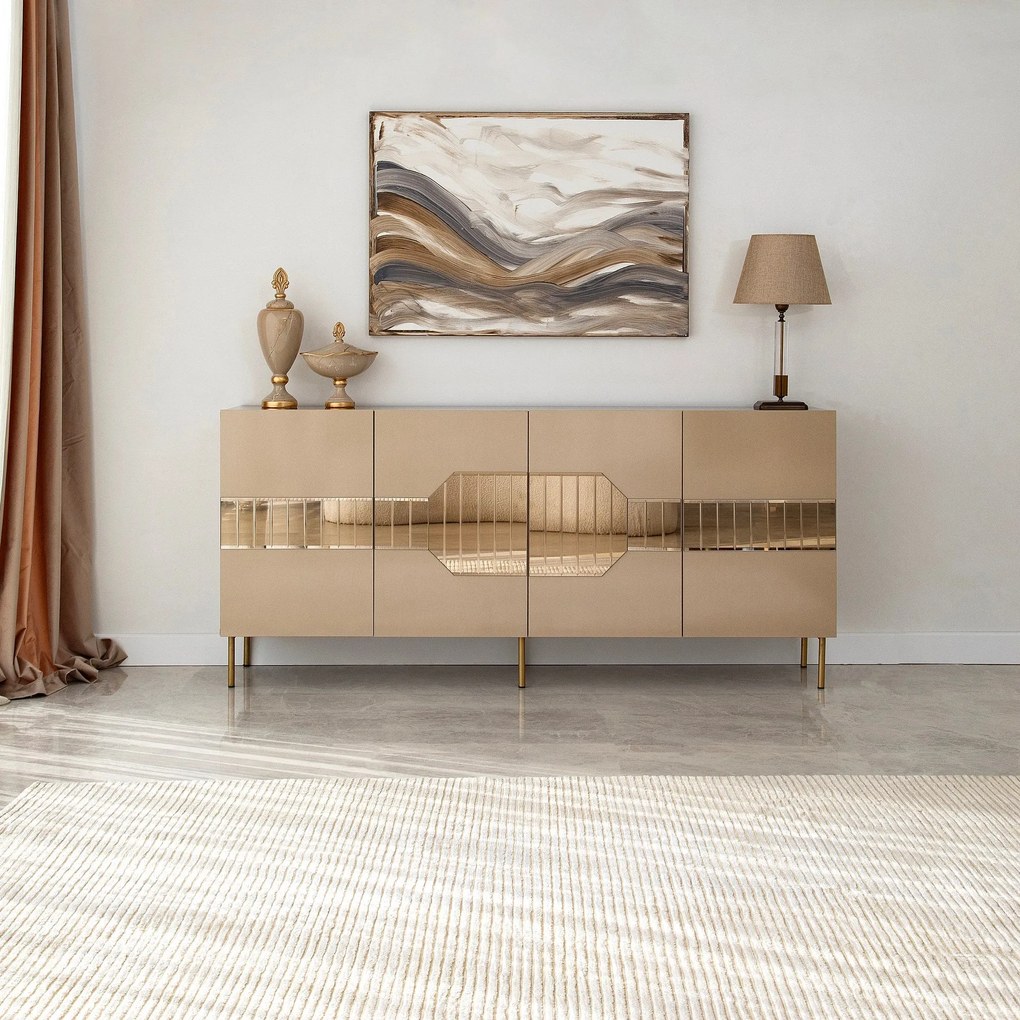Console Milan – Bronze Gold – 180 cm x 80 cm x 40 cm