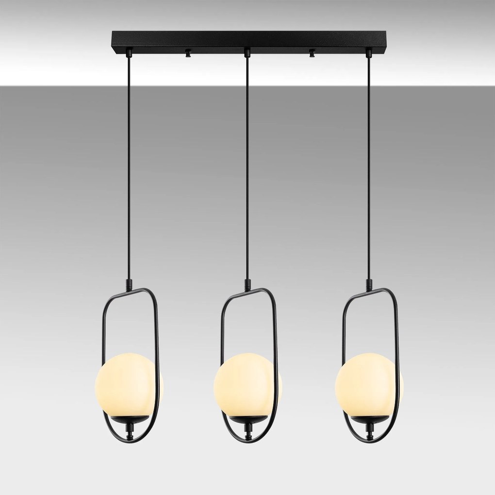 Chandelier Skew – Preto – 80x185x15 cm