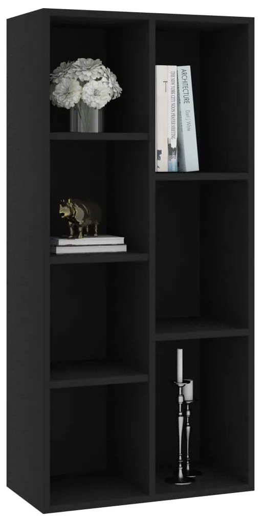 Estante 50x25x106 cm derivados de madeira preto
