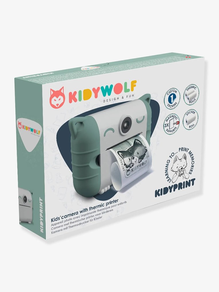 Máquina fotográfica instantânea Kidyprint - KIDYWOLF verde