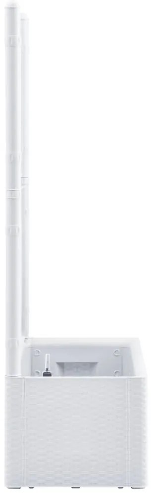 Vaso/floreira c/ treliça e sistema de rega automática branco