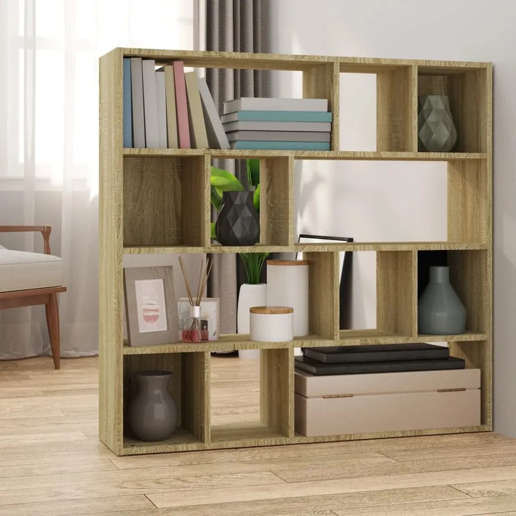 vidaXL Estante/divisória 105x24x102 cm carvalho sonoma