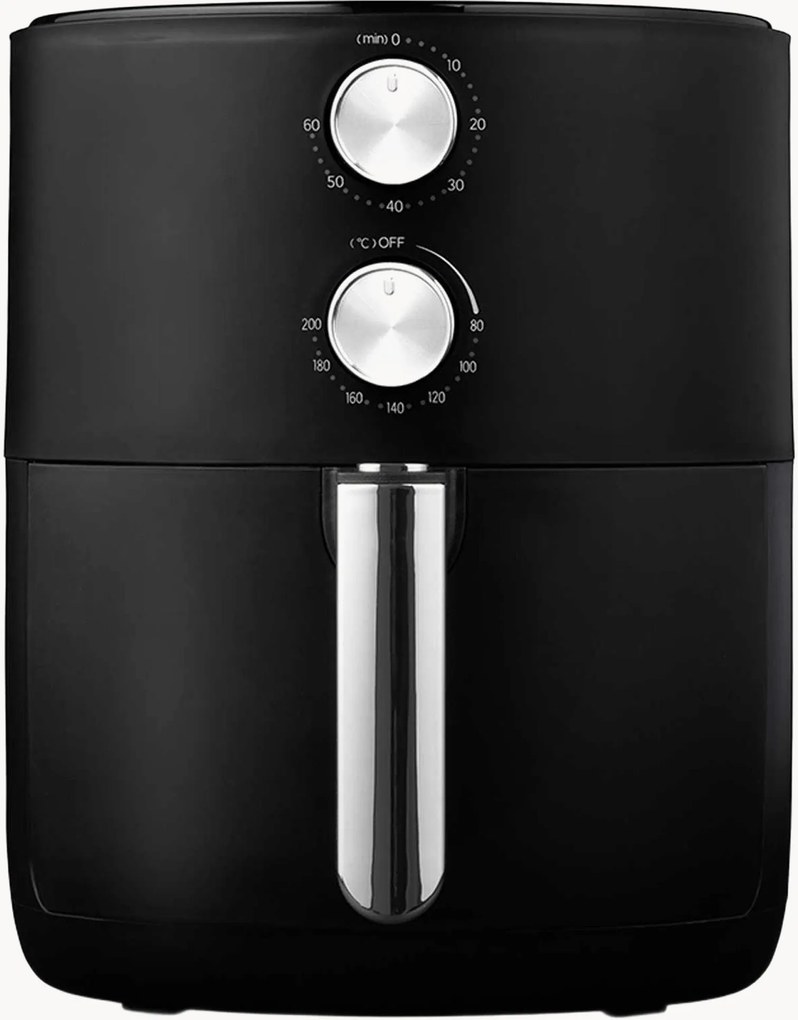 Fritadeira de ar quente Matte Black, 3,5 L