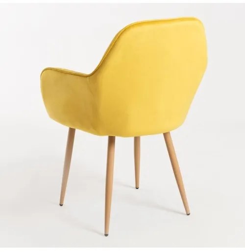 DUDECO - Cadeira Norbana Amarelo