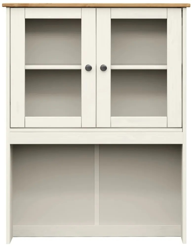 Armário alto VIGO 80x40x176 cm madeira de pinho maciça branco