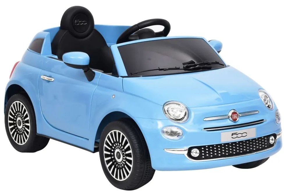Carro elétrico de criança Fiat 500 azul