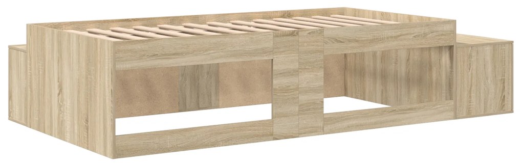 Estrutura de Cama Carvalho Sonoma 90x200 cm