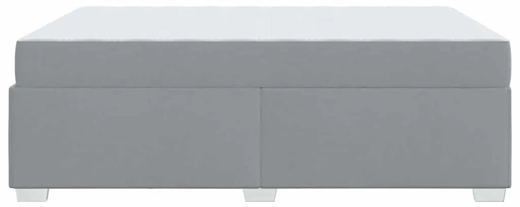 Estrutura da Cama Outros Cinzento-claro 140 x 200 cm tecido