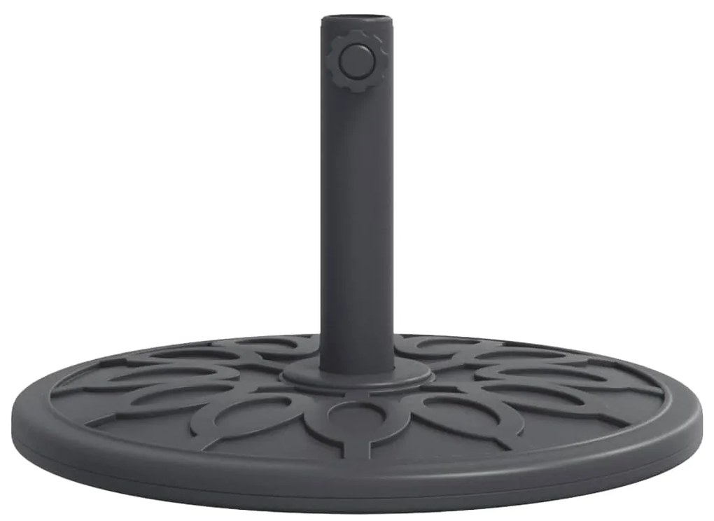 Base de guarda-sol para postes de Ø38/48 mm 12 kg redondo