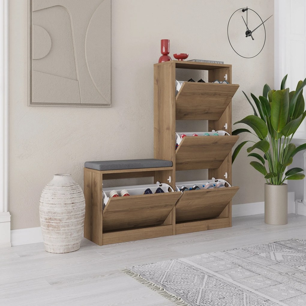 Sapateira Dude – Hitit – 105 cm x 118,5 cm x 26 cm