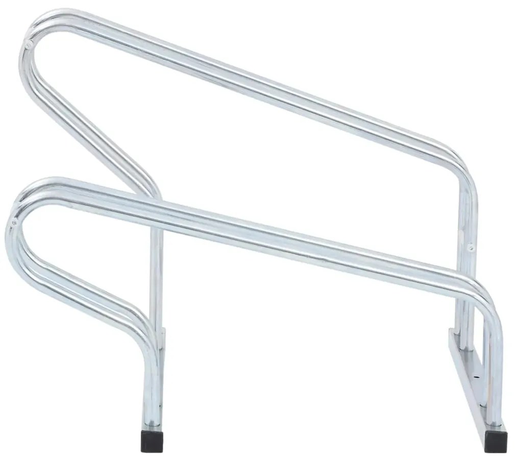 Suporte independente para 2 bicicletas aço galvanizado