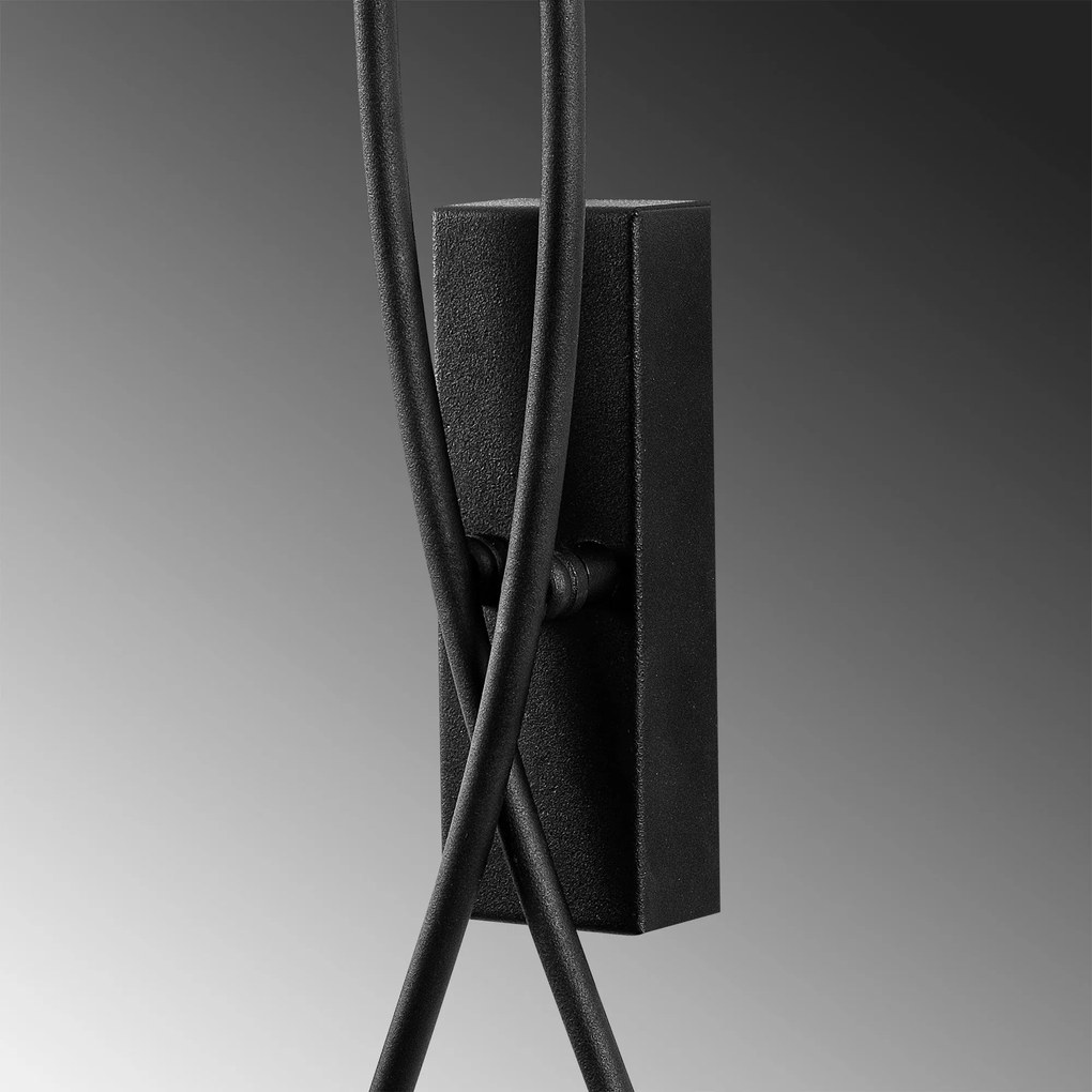 Candeeiro de Parede Banana – Preto – 22 x 9 cm