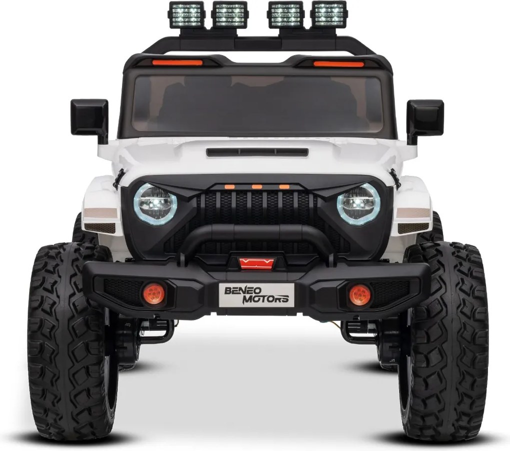 Jipe elétrico para crianças OFFRIDE 4x4 2 Lugares 24V bateria de litio, Rodas Grandes EVA com suspensão nas rodas traseiras, controlo remoto, luzes LE