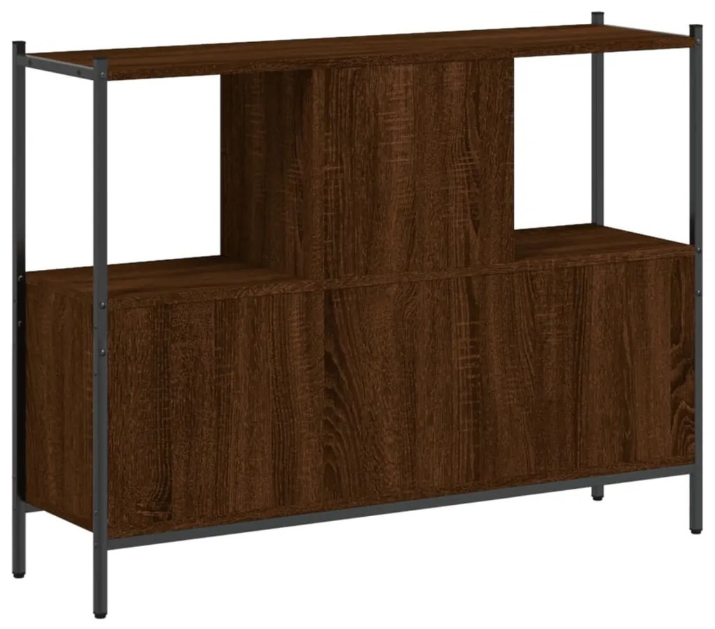 Estante 102x28x77,5 cm derivados de madeira carvalho castanho