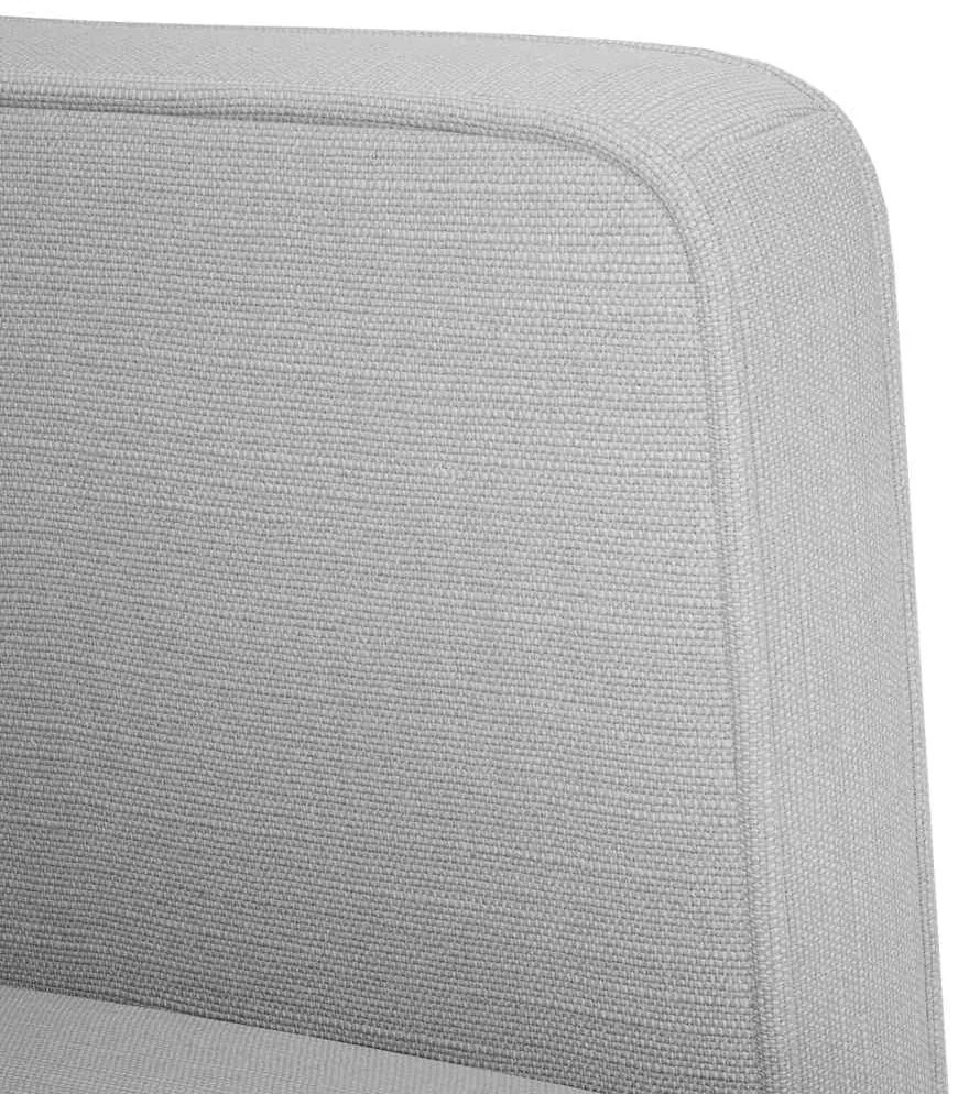 Sofá-luvas 111 cm tecido cinzento nublado