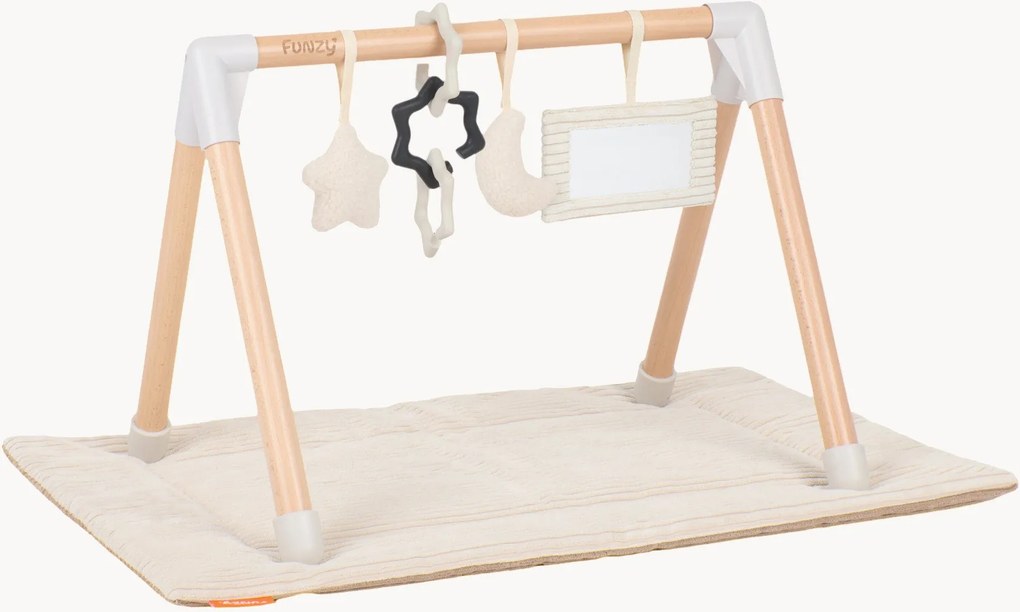 Conjunto de arco e tenda tipi de brincar em madeira para crianças Funzy, conjunto de 2