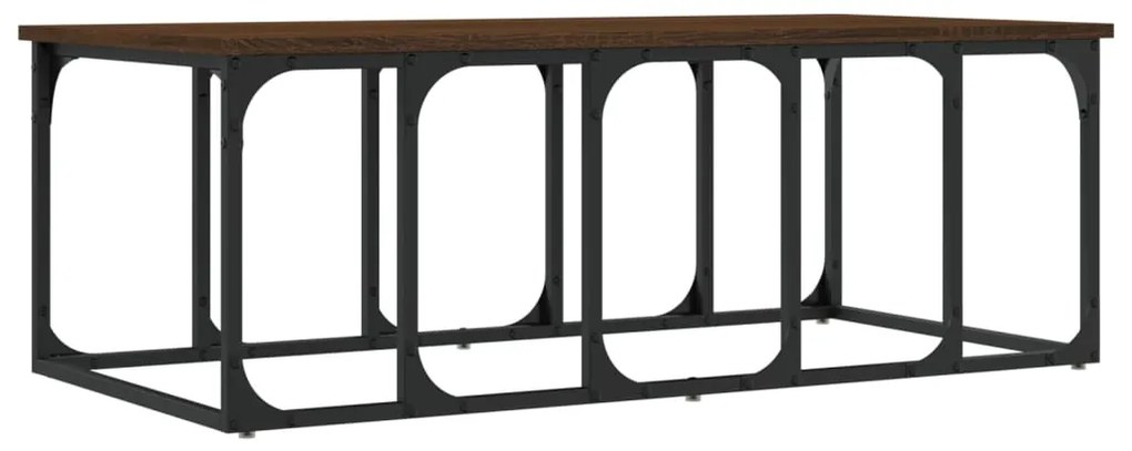 Mesa de centro 100x50x35,5 cm deriv. madeira carvalho castanho