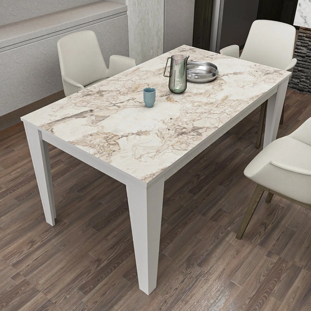 Mesa de Jantar Bud – Branco – 145x75x85 cm