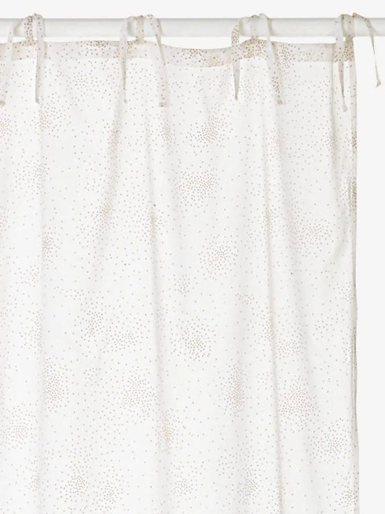 Cortina com lantejoulas, Love pink branco / lantejoulas