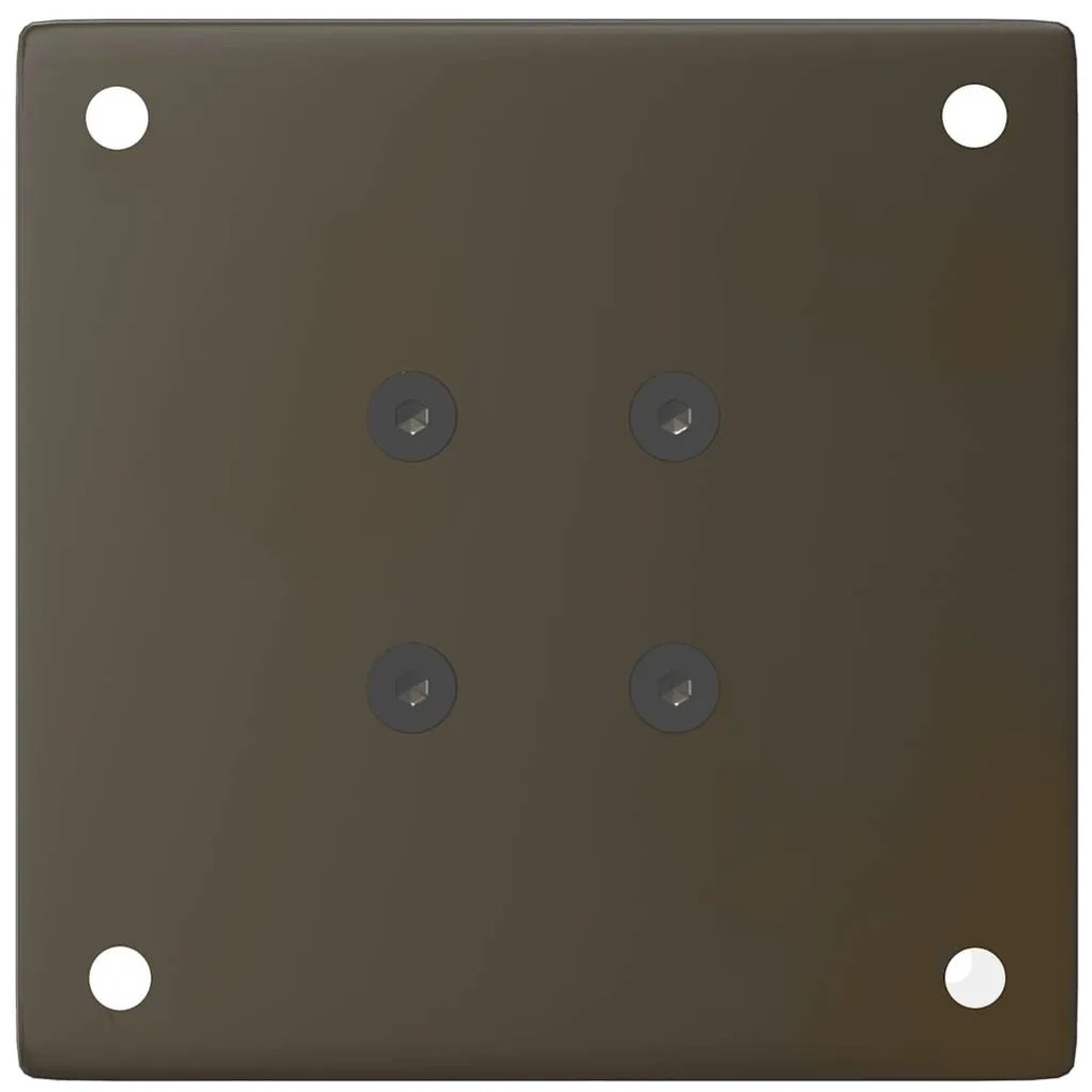 Pés para mesa de centro 4 peças aço natural 30-32 cm aço