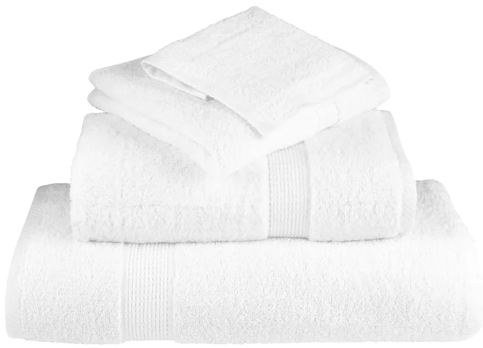 Toalhas de mãos premium SOLUND 10 pcs 50x100 cm 600 gsm branco