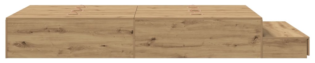 Cama de Armazenamento Artisan Carvalho 120x190 cm