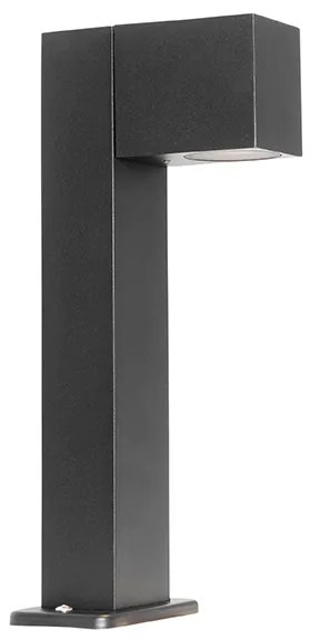 Candeeiro de pé industrial para exterior preto 35cm IP44 - Baleno