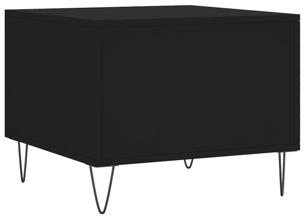 Mesa de centro 50x50x40 cm derivados de madeira preto