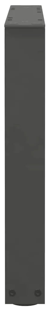 Pés para mesa de centro em forma de V, 2 peças, antracite, 60x (42-43,