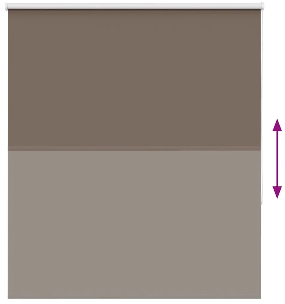 Persiana de enrolar 120x175 cm largura tecido 116,6cm poliéster