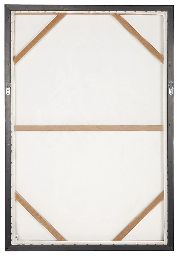 Quadro decorativo com moldura preto e branco 63 x 93 cm RIVAROTTA Beliani