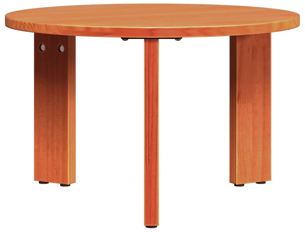 Conjunto de Mesas de Café 3 pcs Castanho-mel