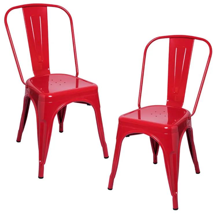 Pack 2 Cadeiras Torix - Vermelho