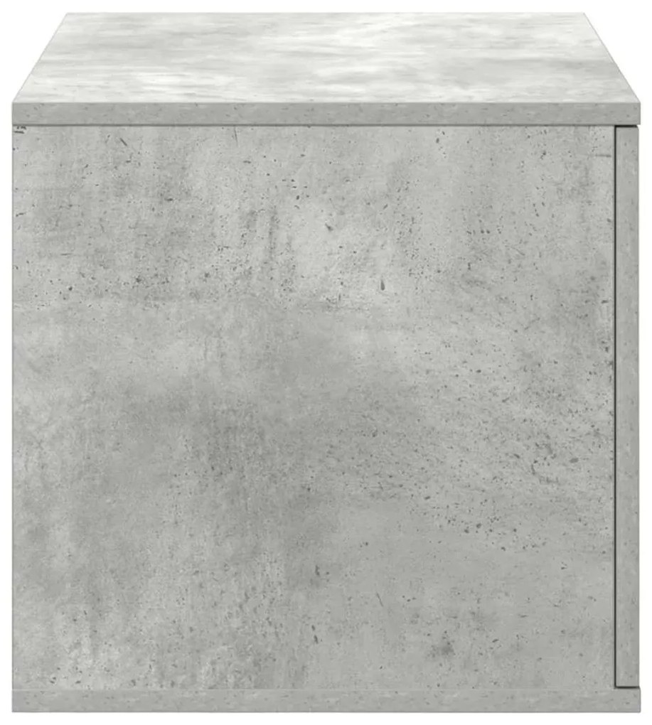 Armário de Armazenamento vidaXL Cinza Concreto 108x41x40 cm Madeira de