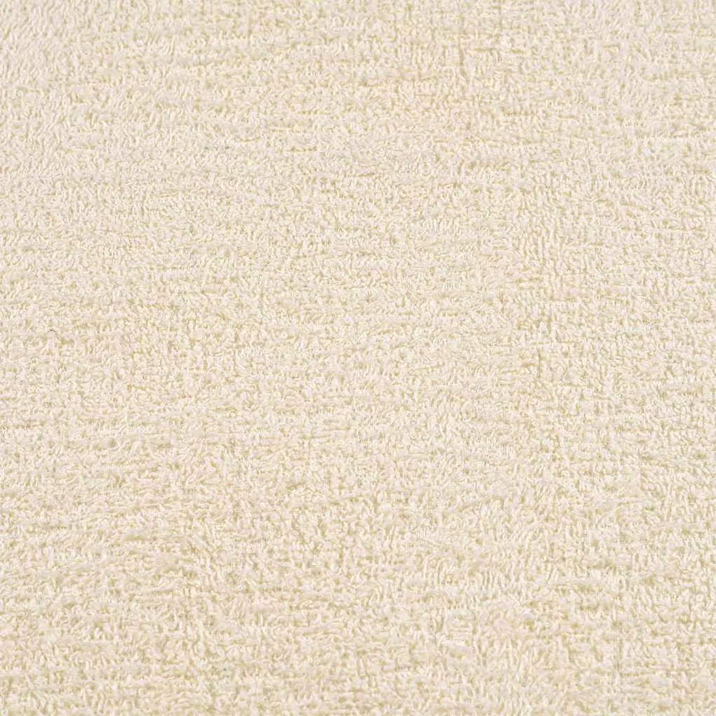 Toalhas de banho 10 pcs 100x150 cm 360 gsm 100% algodão creme