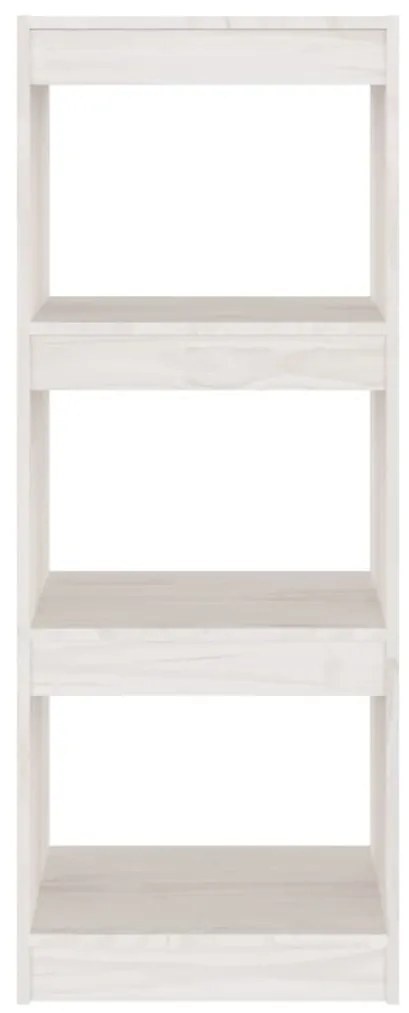 Estante/divisória 40x30x103,5 cm pinho maciço branco